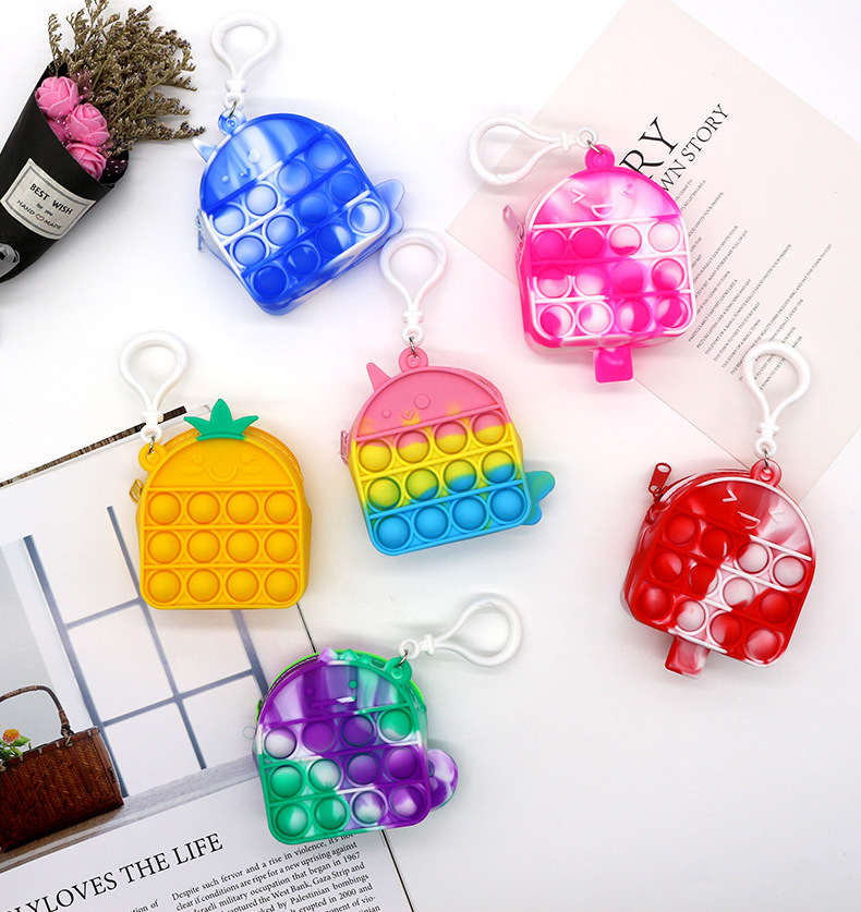 Apparel stock new silicone mini pop it toy Pop It Fidget Toy Wholesale