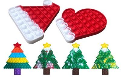 Christmas push pop bubble fidget sensory toy (5)