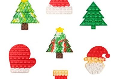 Christmas tree party pop it fidget toy  (2)