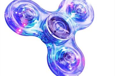 Fidget spinners with led light up finger (2)