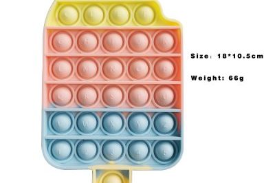 High quality push ice cream pop it toy  (2)