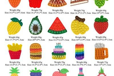 High quality push ice cream pop it toy  (5)