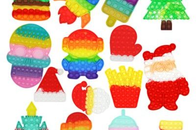 Kids silicone rainbow pop it fidget toy (3)