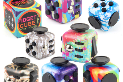 Plastic dice relieves stress fidget cube (1)