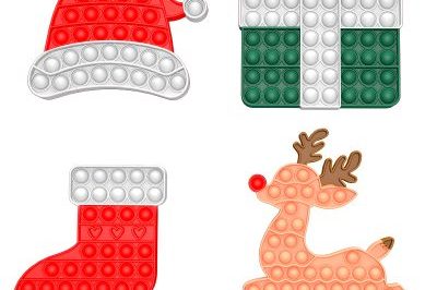 Popping fidget it toys game board christmas (2)