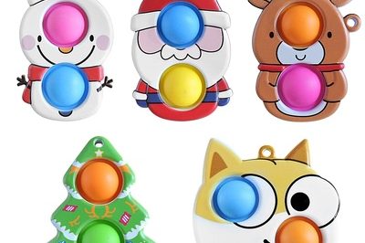 Portable hanging pendant christmas pop it fidget toy (5)