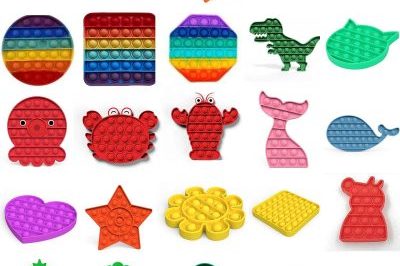 Puzzle game toy keychain mini pop it toy (1)