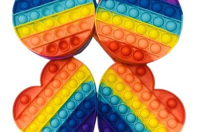 Rainbow reliver stress pop it fidget toy (5)