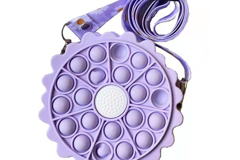 Silicone sunflower cute mini pop it toy (3)
