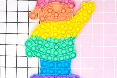 Stress relief kids christmas pop it fidget toy (6)